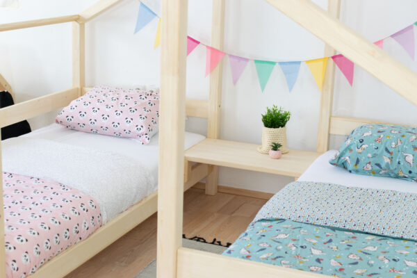 Montessori Doppel-Hausbett BENLE VILLY - MiniMidi Design